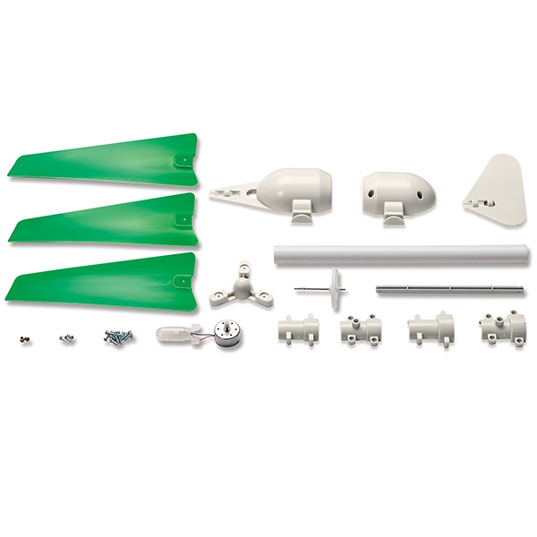 Eichhorn Constructor Turbina Eolica – Kit Costruzioni 300 Pezzi In Legno/Plastica – 8 Modelli