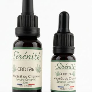 Macerado de cañamo Sérénité (10 y 20 ml)