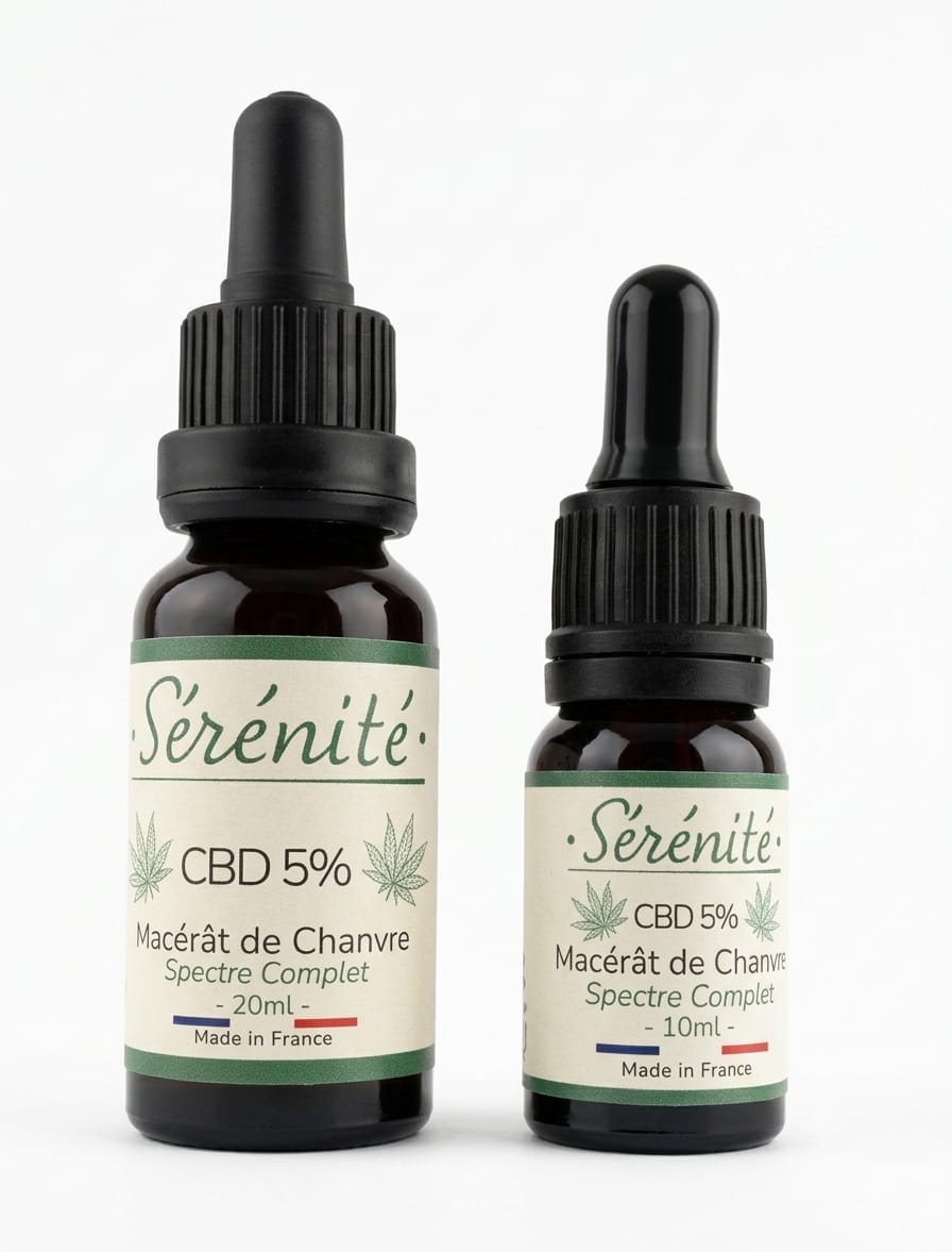 Macerado de cañamo Sérénité (10 y 20 ml)