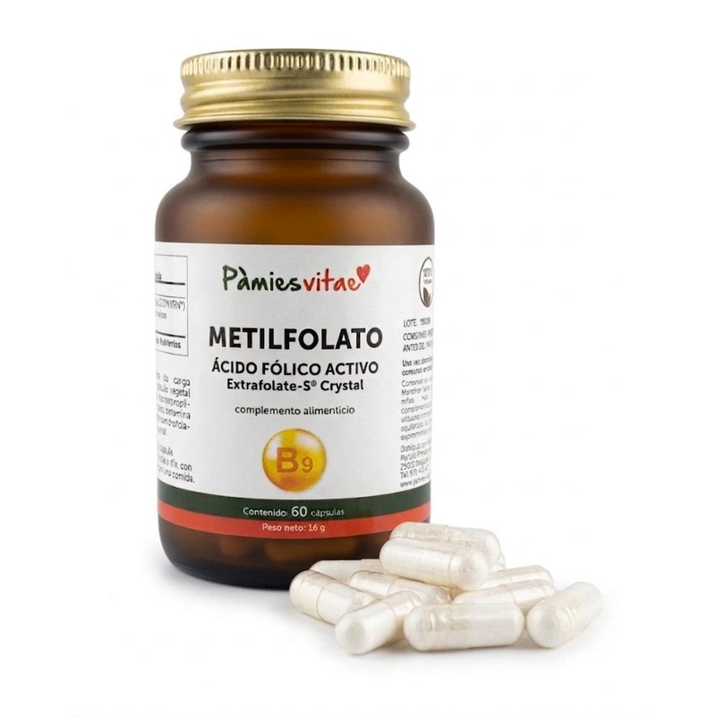 Metilfolat - Àcid fòlic actiu PV (60 càpsules)