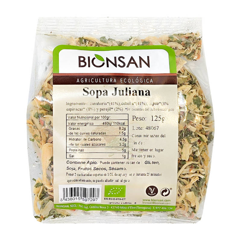 Sopa juliana (125g)