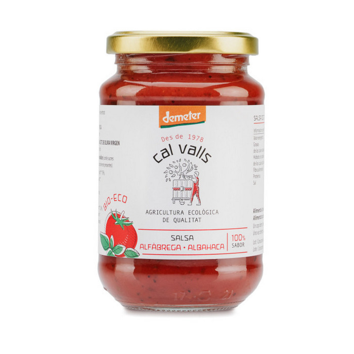 Salsa de Tomate con Albahaca Eco (350g)