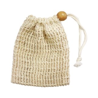 Bolsa de sisal y algodón para jabones