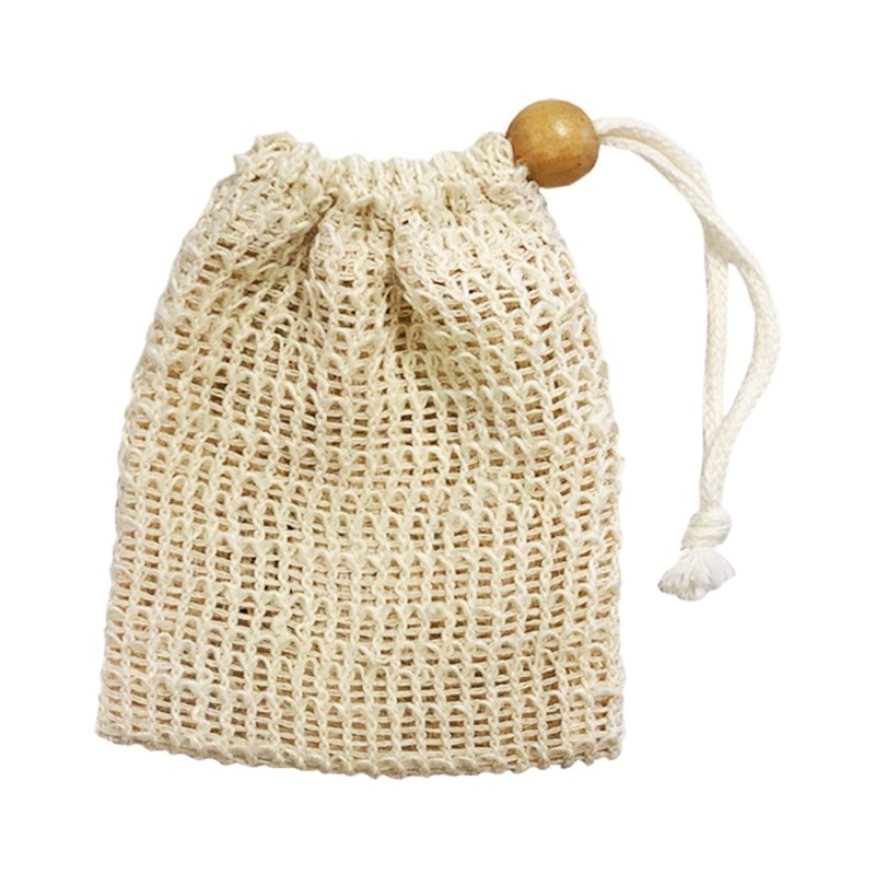 Bolsa de sisal y algodón para jabones