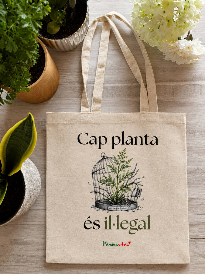 Tote Bag "Cap planta és il·legal"